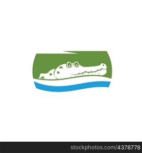 crocodile vector icon illustration design template web