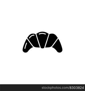 croissant icon vector design templates white on background