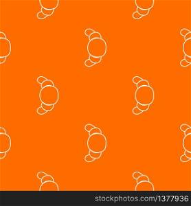 Croissant pattern vector orange for any web design best. Croissant pattern vector orange