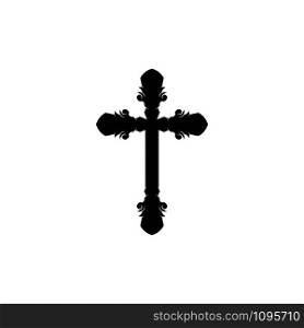 Cross and christ logo and vector
