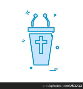 Cross icon design vector