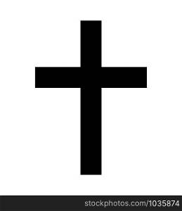 cross icon vector isolated on white eps 10. cross icon vector isolated on white flat