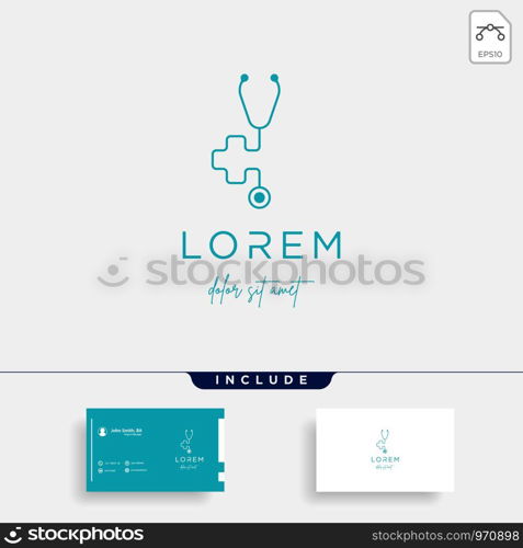 Cross Medical Logo Design Vector illustration. Cross Medical Logo Design vector isolated icon