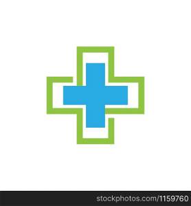Cross Medical Logo template vector illustration design