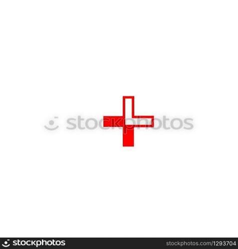 Cross Medical Logo template vector illustration design