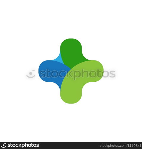 Cross Medical Logo template vector illustration design