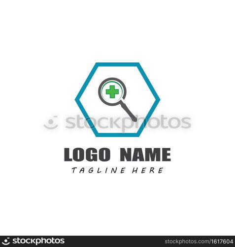 Cross medical Logo Template vector symbol nature