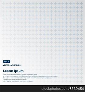 cross or plus navy blue sign icon seamless pattern vector copy space