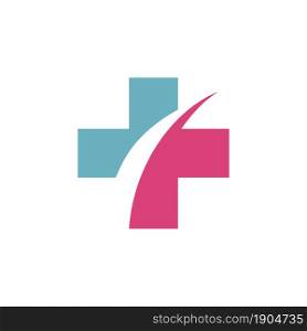cross sign medical logo design