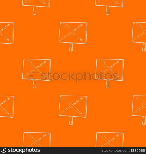 Cross sign pattern vector orange for any web design best. Cross sign pattern vector orange