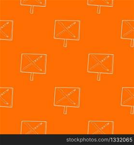 Cross sign pattern vector orange for any web design best. Cross sign pattern vector orange