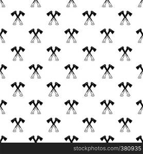 Crossed axes pattern. Simple illustration of crossed axes vector pattern for web. Crossed axes pattern, simple style
