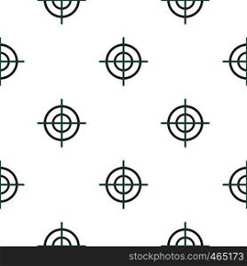 Crosshair pattern seamless flat style for web vector illustration. Crosshair pattern flat