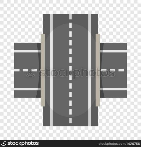 Crossway icon. Cartoon illustration of crossway vector icon for web design. Crossway icon, cartoon style