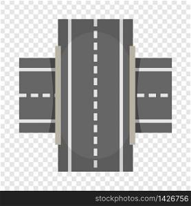 Crossway icon. Cartoon illustration of crossway vector icon for web design. Crossway icon, cartoon style