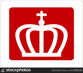 Crown Icon in trendy flat style isolated on white background. Crown symbol Vector illustration EPS10.