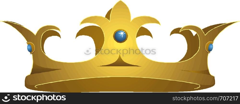 Crown Icon in trendy flat style isolated on white background. Crown symbol Vector illustration EPS10.
