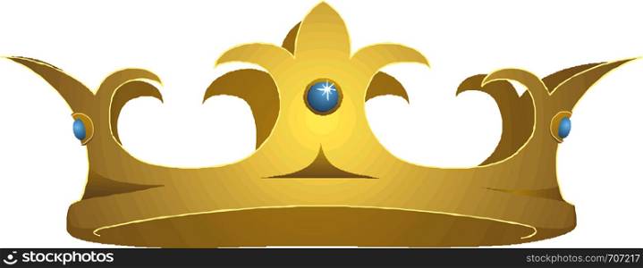 Crown Icon in trendy flat style isolated on white background. Crown symbol Vector illustration EPS10.