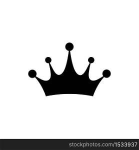 Crown icon isolated on white background. Vector illustration