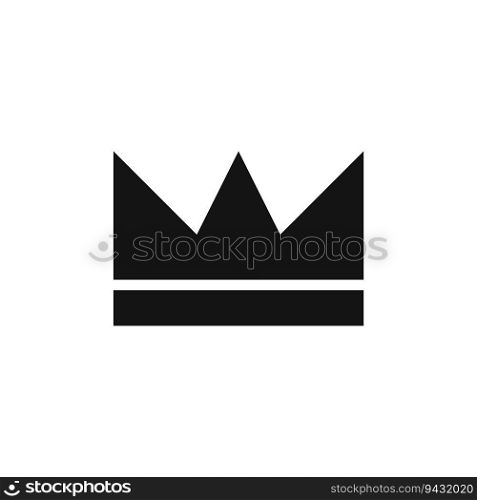 crown icon, king icon vector logo template