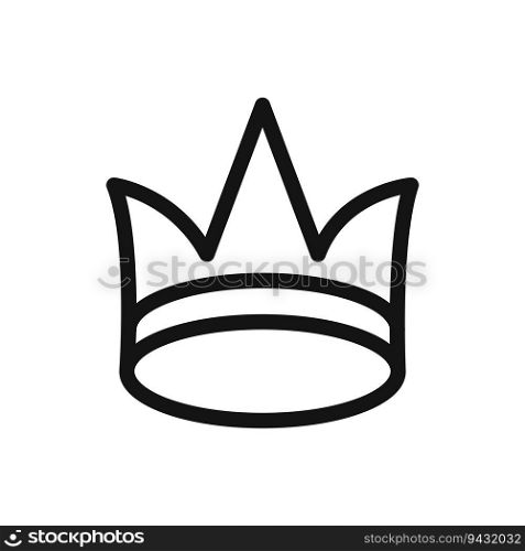 crown icon, king icon vector logo template