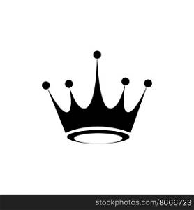 crown icon logo vector design template