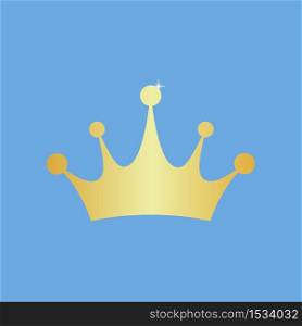Crown icon vector. Princess crown isolated on white background. Vector illustration
