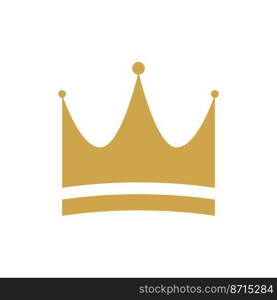 Crown illustration logo template vector design