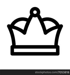 crown isolated on white background