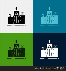 Crown, king, leadership, monarchy, royal Icon Over Various Background. glyph style design, designed for web and app. Eps 10 vector illustration. Vector EPS10 Abstract Template background