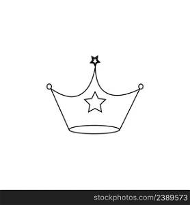crown logo icon vector design template
