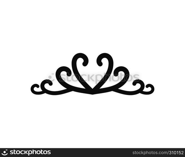 crown logo icon vector illustration design