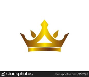 crown logo icon vector illustration design