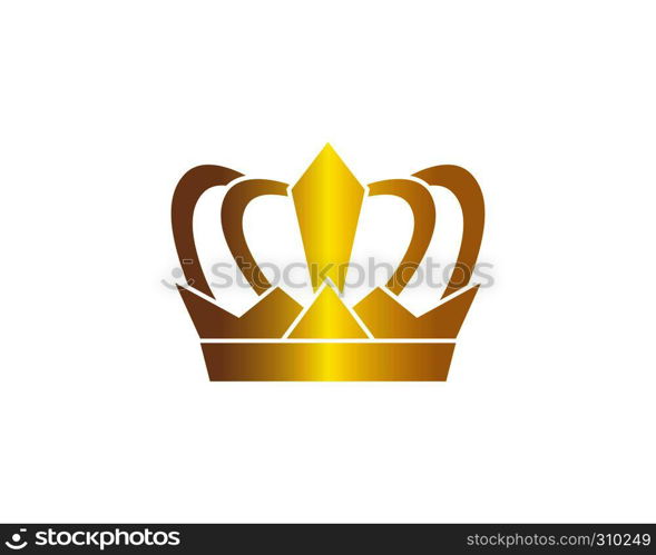 crown logo icon vector illustration design