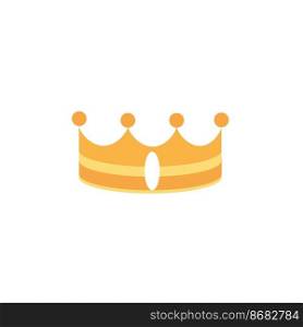 Crown Logo Royal King Queen abstract Logo design vector template. Geometric symbol Logotype concept icon.	