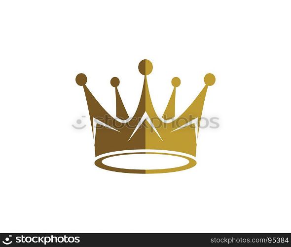Crown Logo Template. Crown Logo Template vector illustration