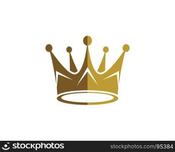 Crown Logo Template. Crown Logo Template vector illustration