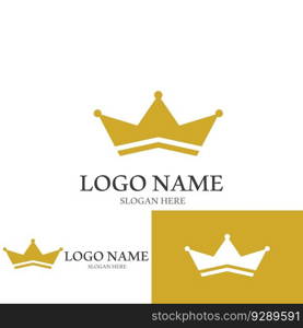 Crown Logo Template vector icon illustration design