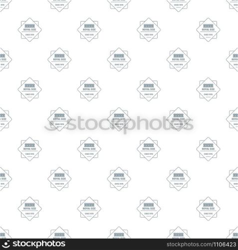 Crown pattern vector seamless repeat for any web design. Crown pattern vector seamless