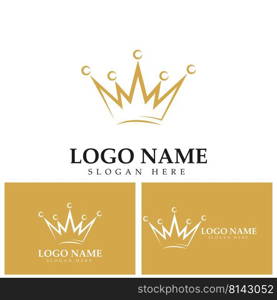 Crown royal graphic design template vector illustration