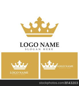 Crown royal graphic design template vector illustration