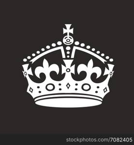 Crown Vector Illustration.