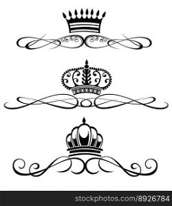Crown vector image