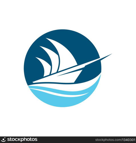 Cruise ship symbol vector icon illustration