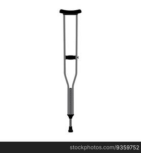 Crutches vector icon illustration symbol design