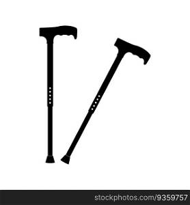 Crutches vector icon illustration symbol design
