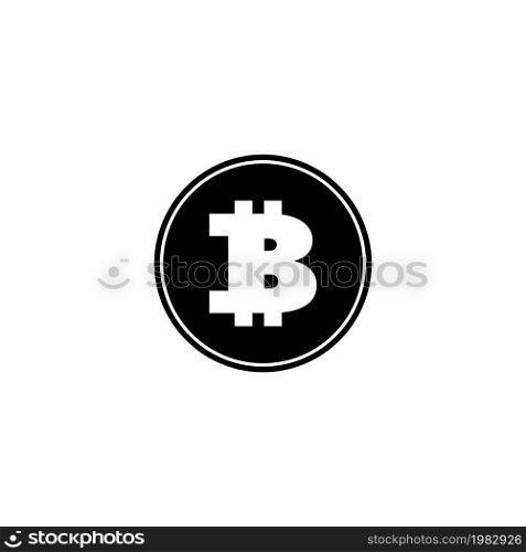 Crypto Currency Bitcoin, Blockchain Cryptocurrency. Flat Vector Icon illustration. Simple black symbol on white background Crypto Bitcoin Instrument sign design template for web and mobile UI element. Crypto Currency Bitcoin, Blockchain Cryptocurrency. Flat Vector Icon illustration. Simple black symbol on white background Crypto Bitcoin Instrument sign design template for web and mobile UI element.