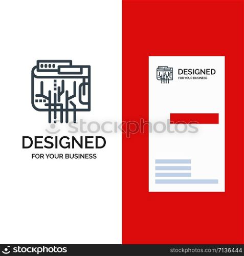 Crypto currency, Currency, Digital, Internet, Multi Grey Logo Design and Business Card Template