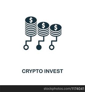 Crypto Invest icon. Creative element design from fintech technology icons collection. Pixel perfect Crypto Invest icon for web design, apps, software, print usage.. Crypto Invest icon. Creative element design from fintech technology icons collection. Pixel perfect Crypto Invest icon for web design, apps, software, print usage