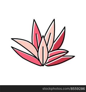 cryptocoryne wendttii color icon vector. cryptocoryne wendttii sign. isolated symbol illustration. cryptocoryne wendttii color icon vector illustration